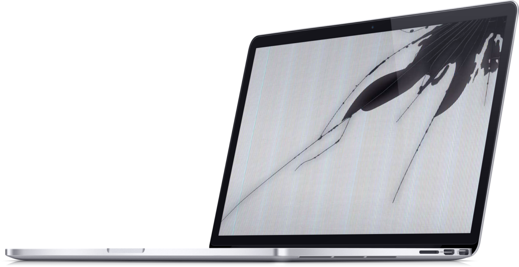 画面が割れたMacBook Pro