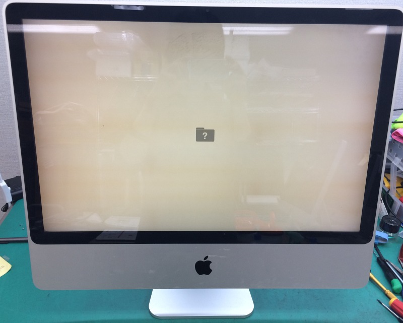 imac 24インチ2007年起動しない画面