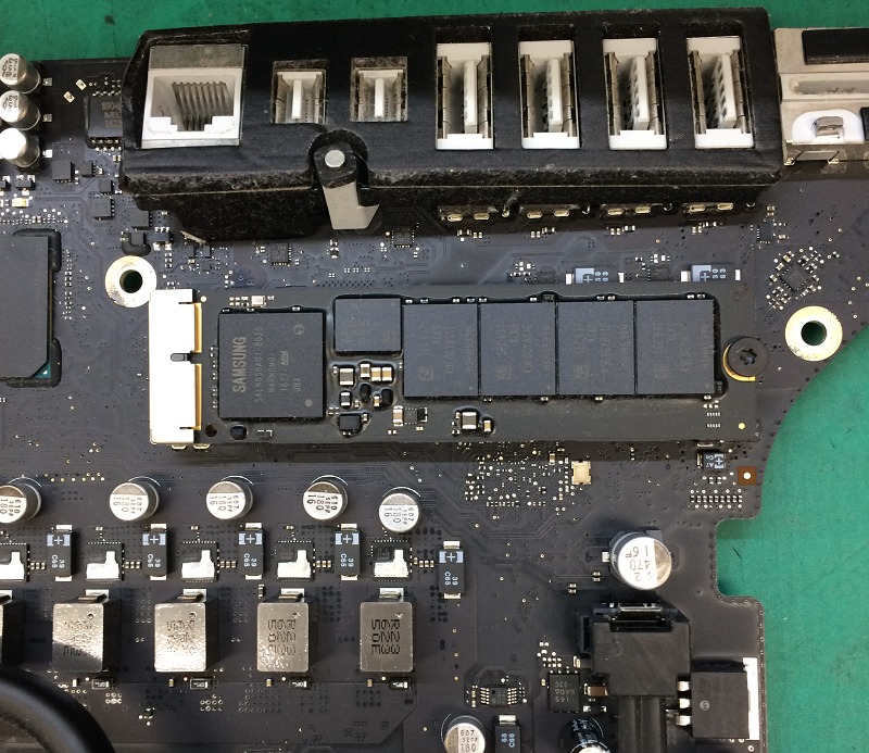 imac27inch ssd取り外し