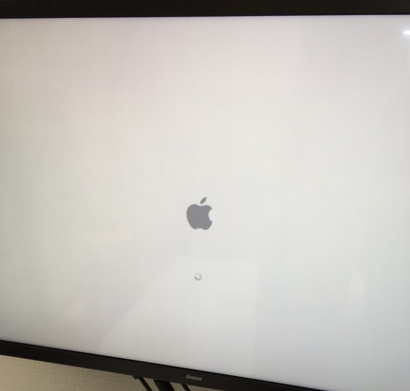 macpro2006起動した画面