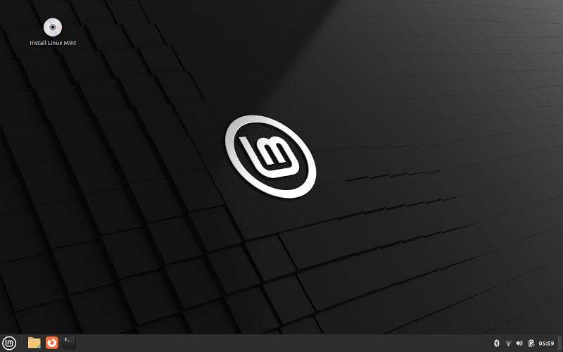 Linux Mint起動画面