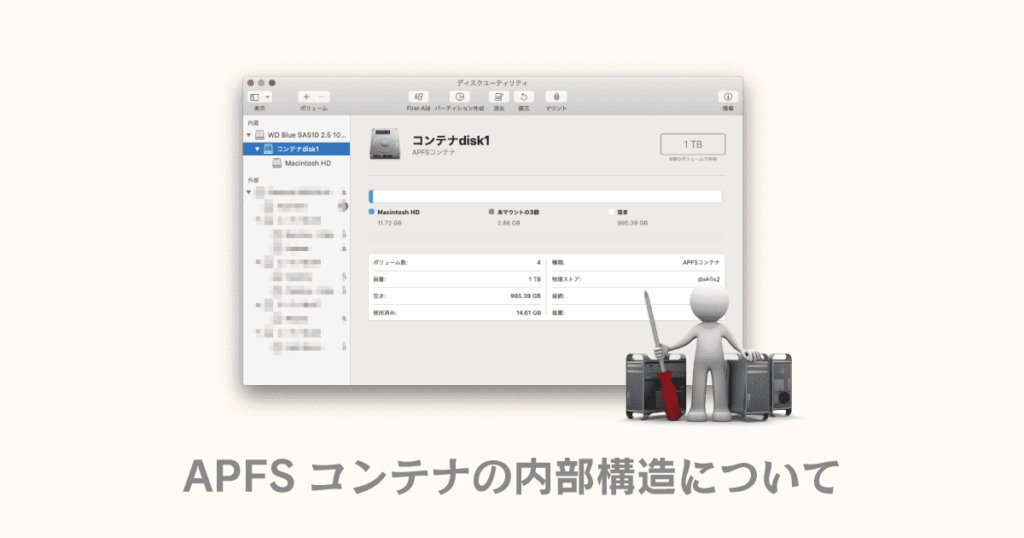 APFSの内部構造について