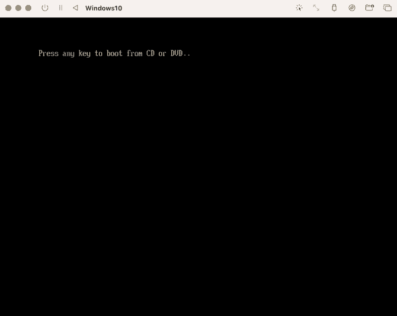 Press any key to boot from CD or DVD..