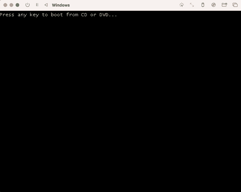 Press any key to boot from CD or DVD...