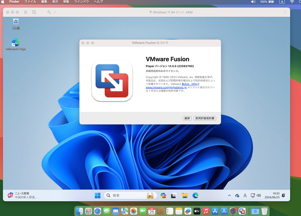 VMwareバージョン情報