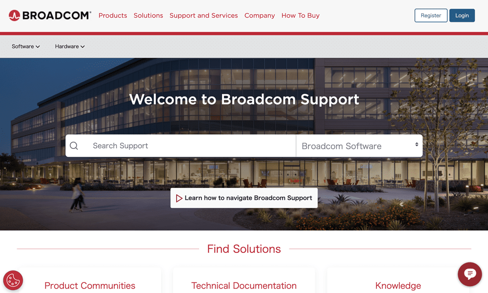 BROADCOM Support Site