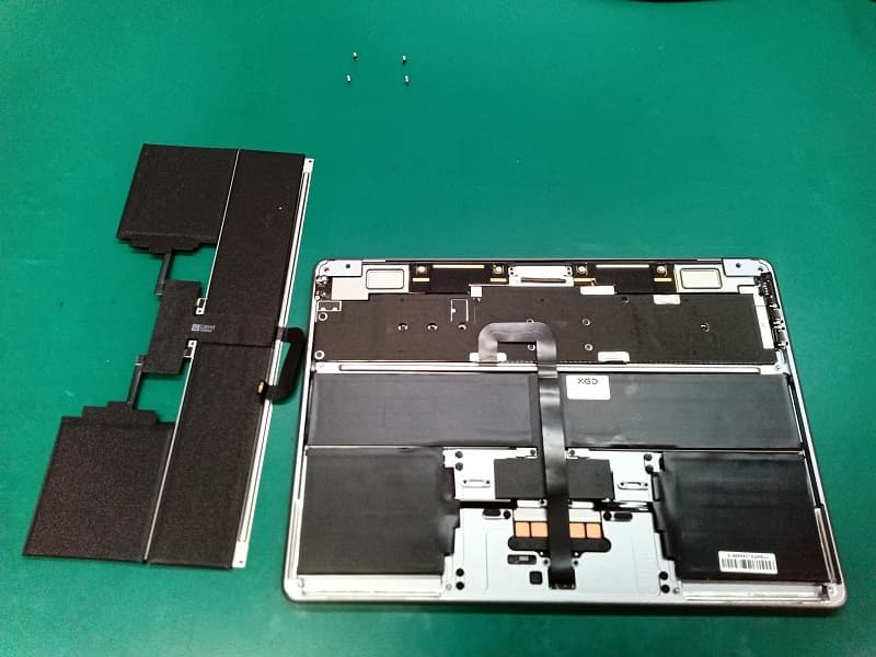 MacBookAir バッテリー交換