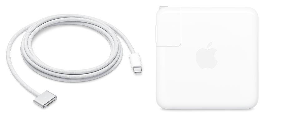 Apple 67W、70W、96W USB-C電源アダプタとUSB-C - MagSafe 3ケーブル