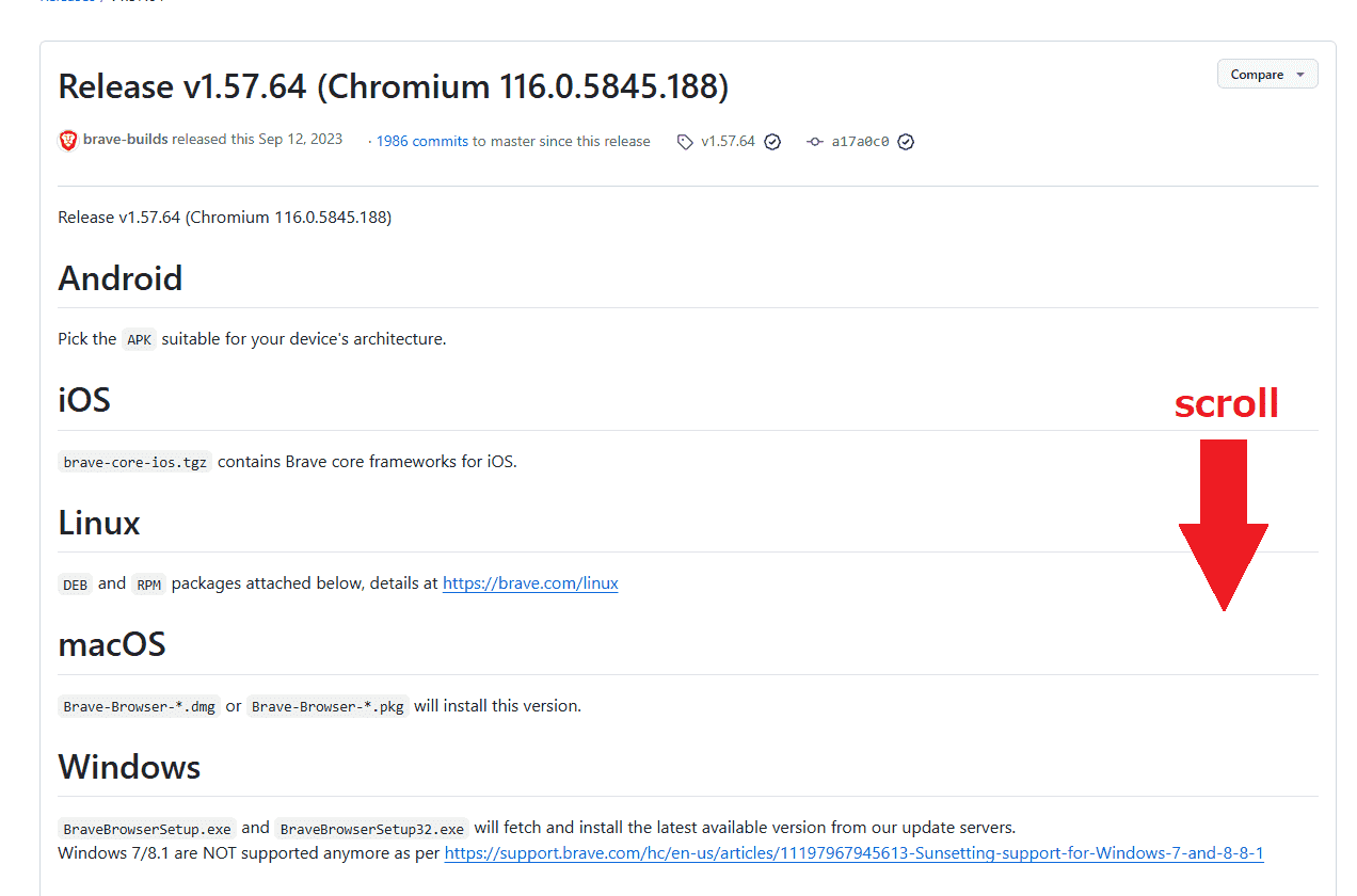 Brave 1.57.64をダウンロード