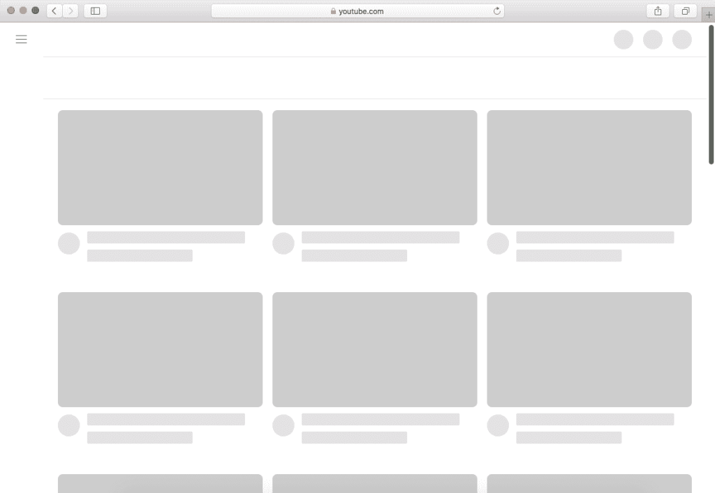youtubeへアクセス