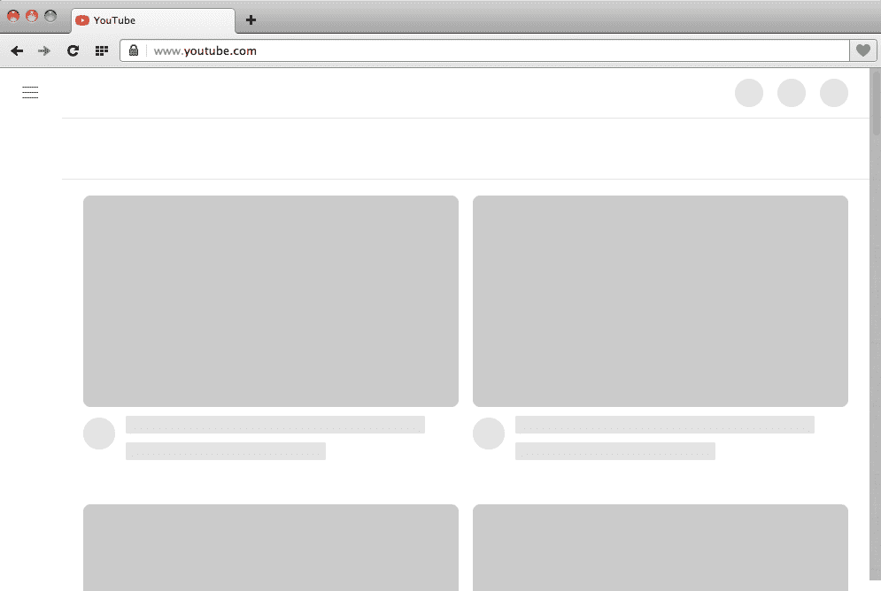 OperaでYoutubeへアクセス