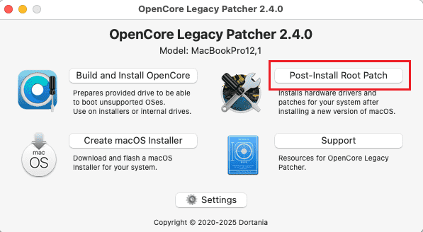 Post-install Root Patch