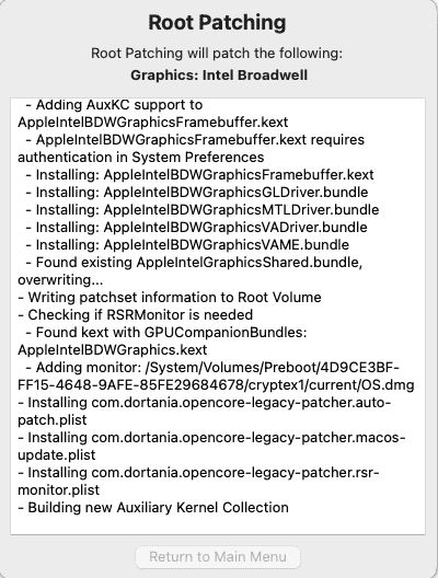Patching
