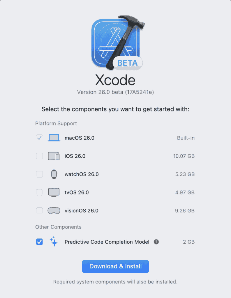 Xcode をインストール