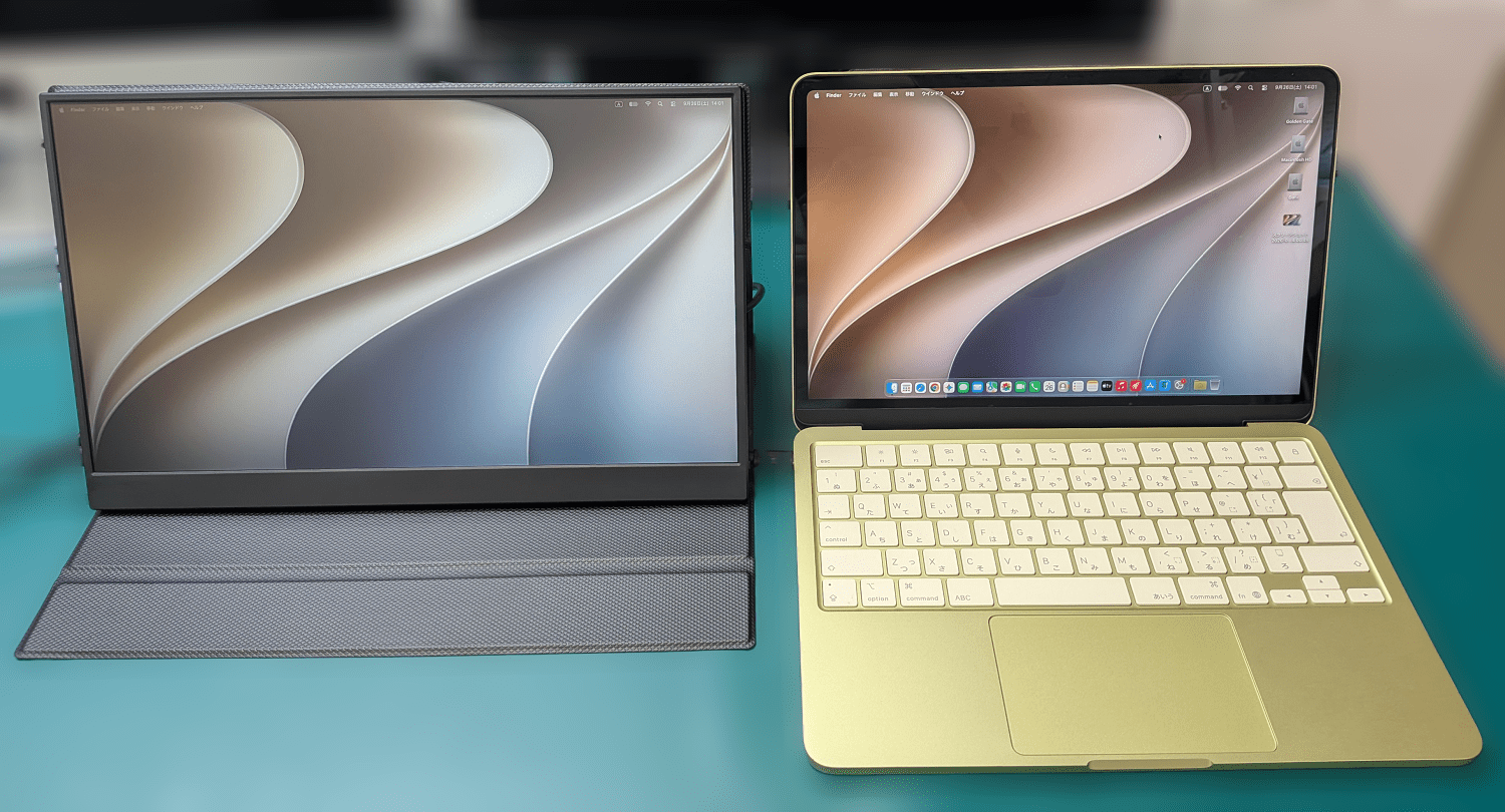 MacBook Neo USB3ポートにディスプレイを接続