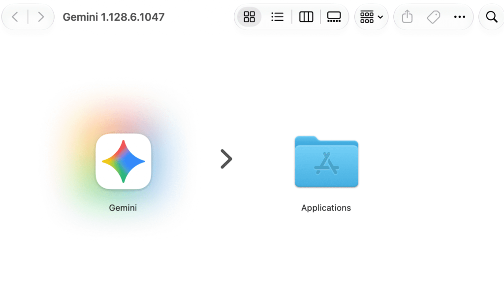 Mac向けAIアプリ Geminiアプリインストール