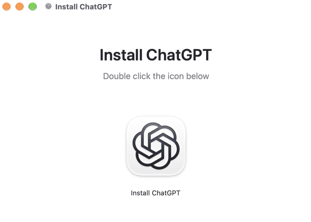 Mac向けAIアプリ ChatGPTインストーラー