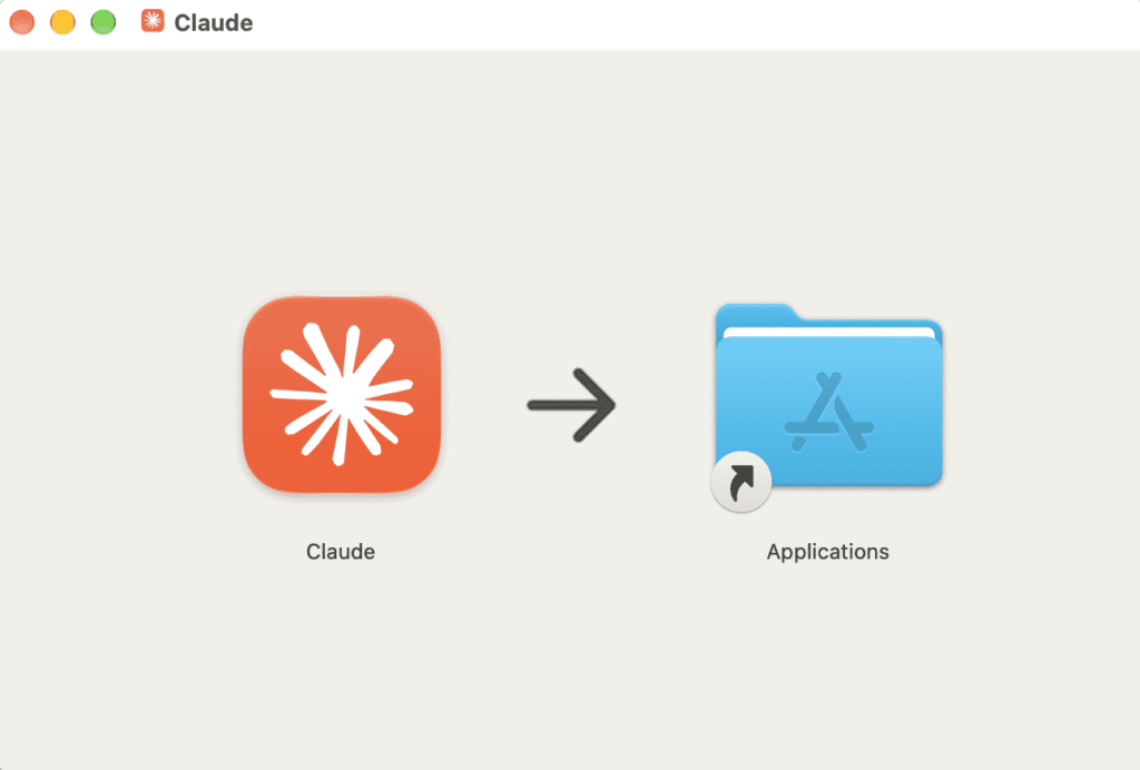 Mac向けAIアプリ Claudeをインストール