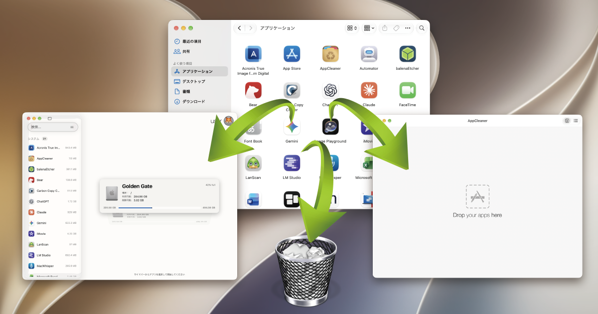 Macでアプリを削除・アンインストールする方法まとめ!残骸データもきれいに消すコツ