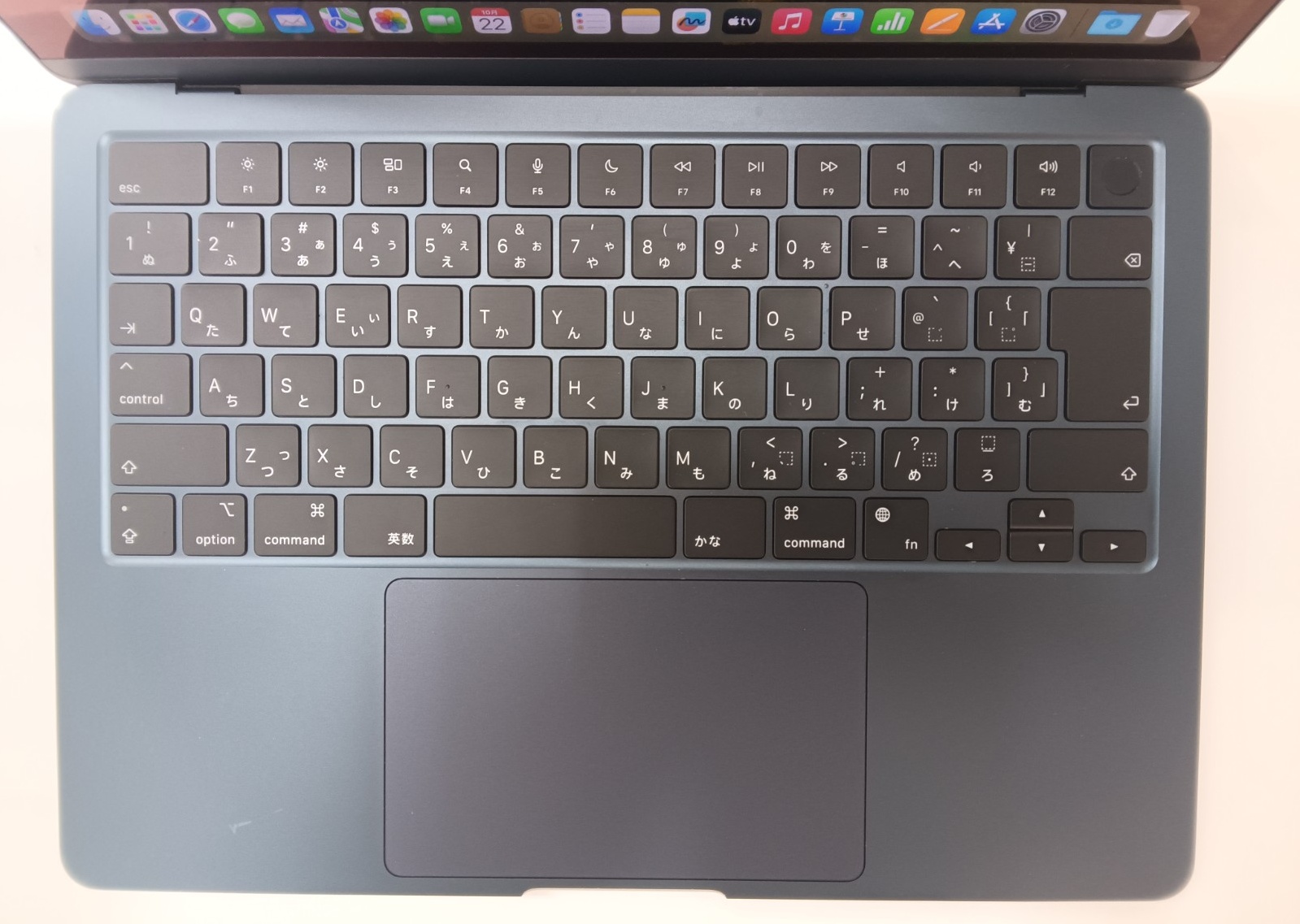 新しいキーボードの組み込みが完了し、全体の組み戻しを行った状態